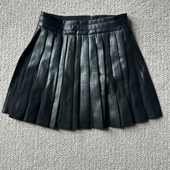 Anthro leather skirt - Picture 1 of 3